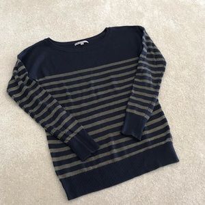 GAP Gold & Navy Crew Sweater
